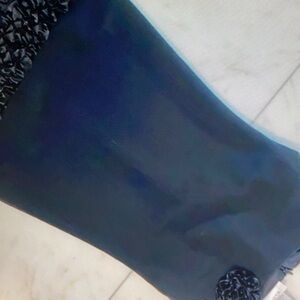 Rose ruffles pretty sleeveless blouse